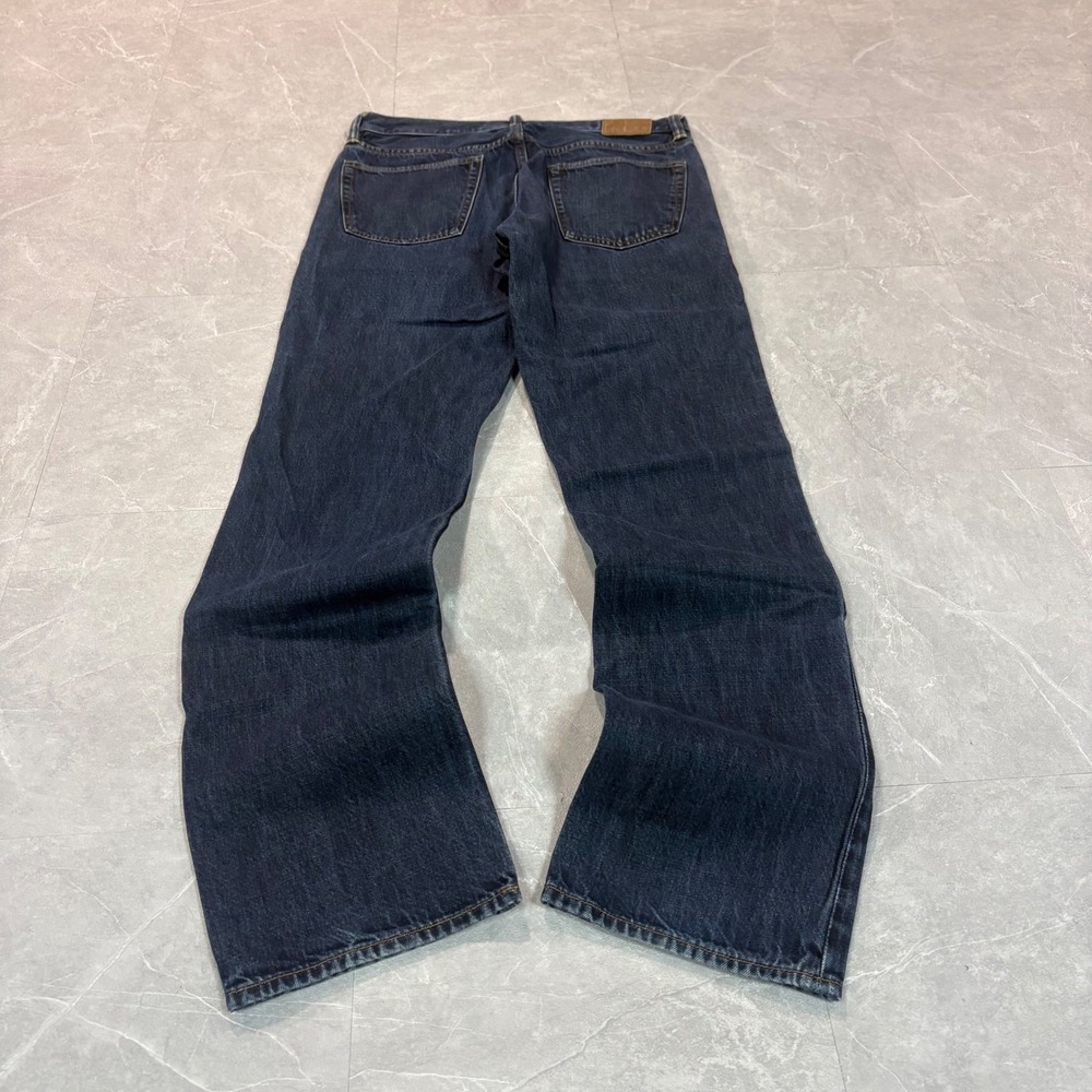 Gap 1969 Mens‎ Straight Leg Jeans Dark Wash Indigo Denim 32x34